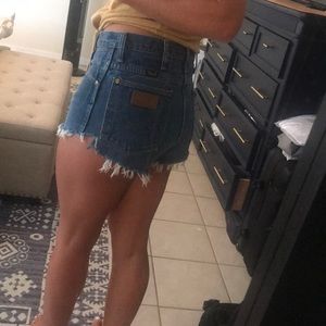 Wrangler Cutoff Denim Shorts